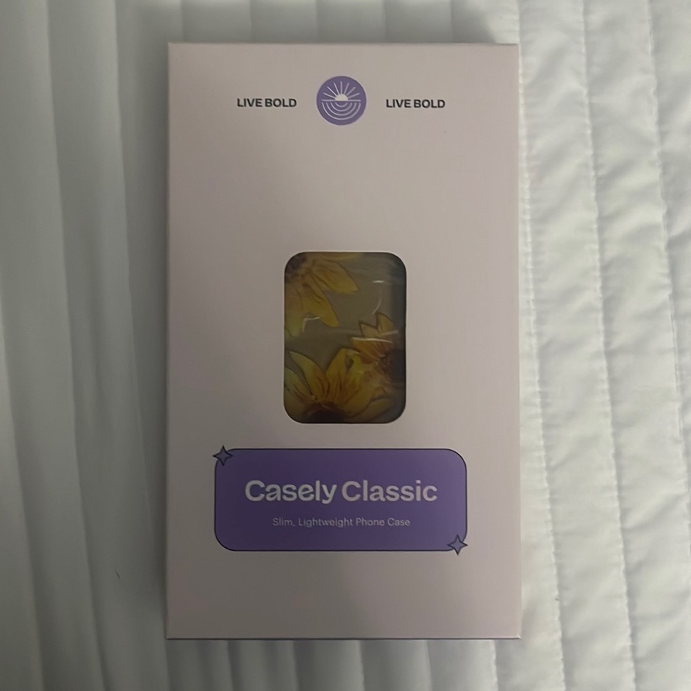 Casely Golden Garden Yellow Sunflower Floral Case